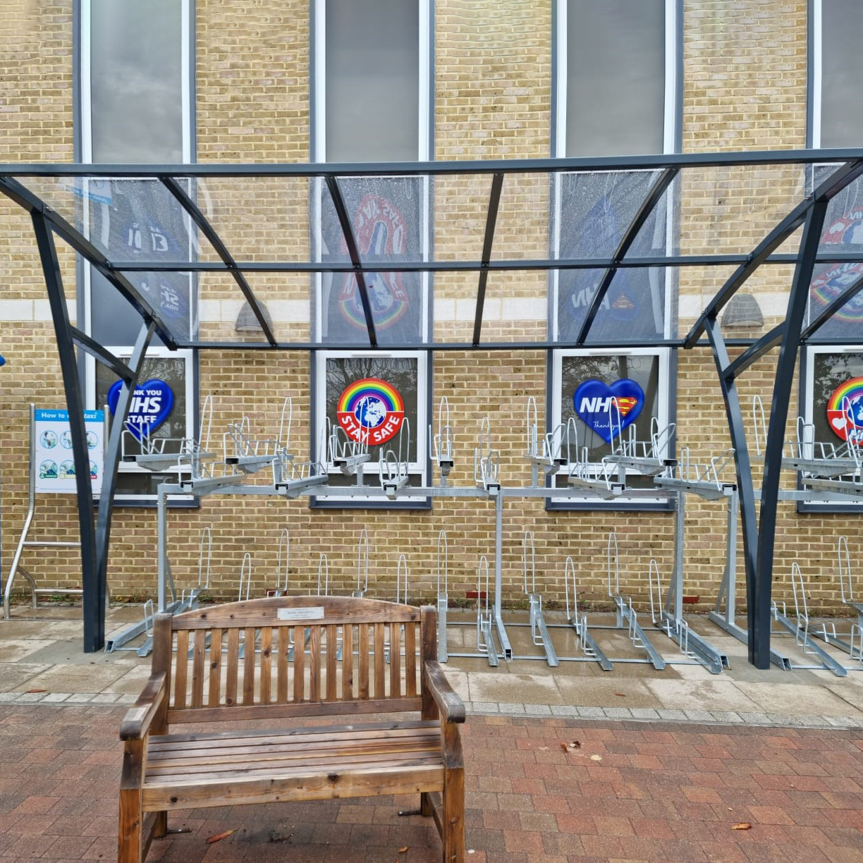 Southend University NHS Hospital Cycle Parking